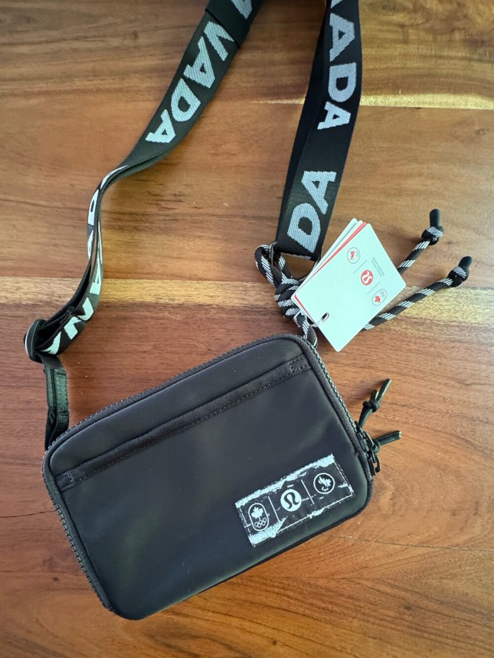 Lululemon Team Canada Future Legacy Easy Access Bag | NWT | Black